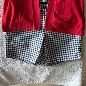 Old Navy Black and White Checkered Women's Shorts